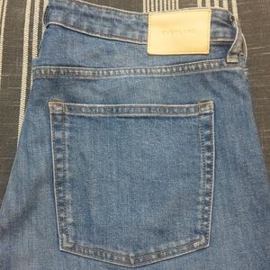 Everlane high rise straight jean